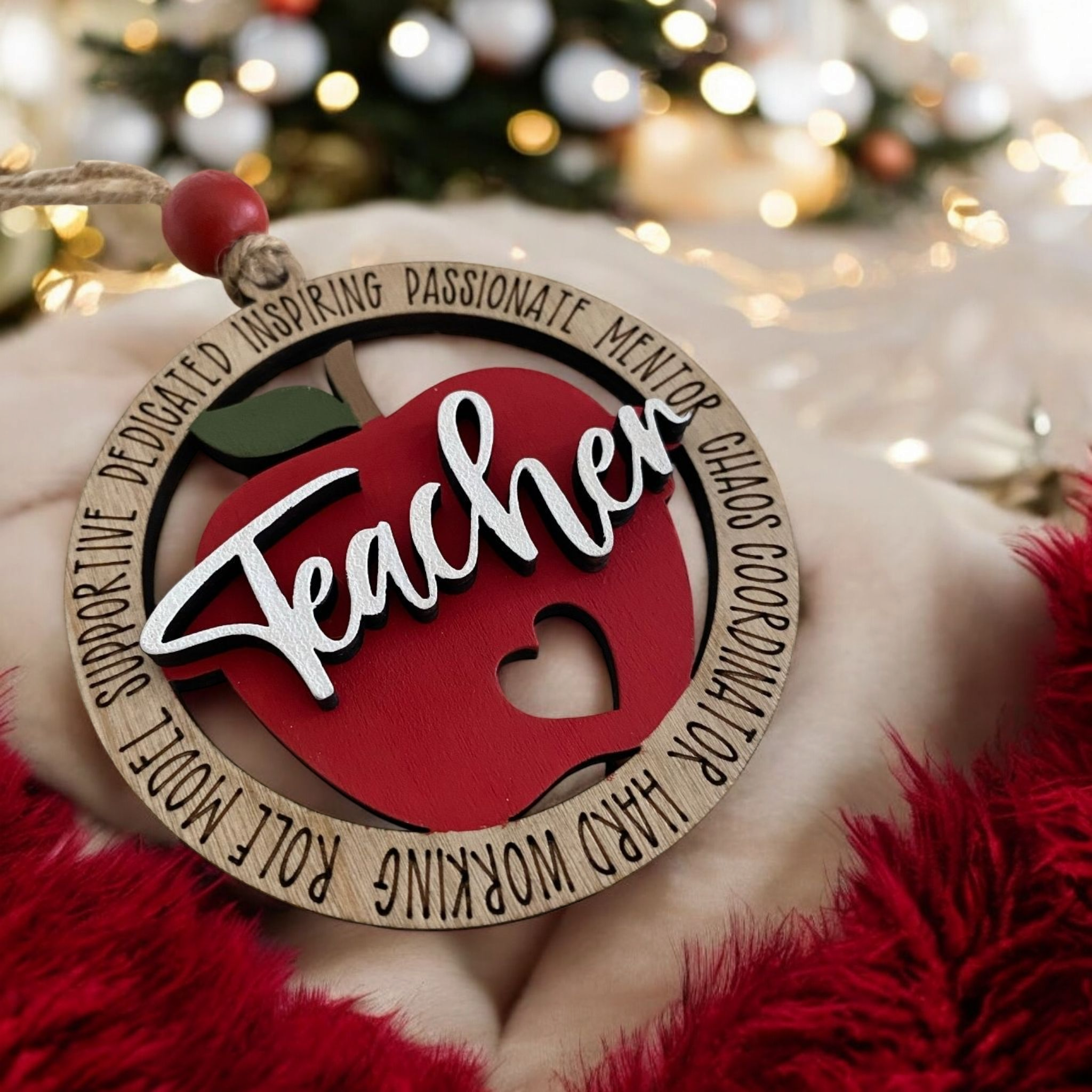 Personalized Christmas Ornament - Rustiva