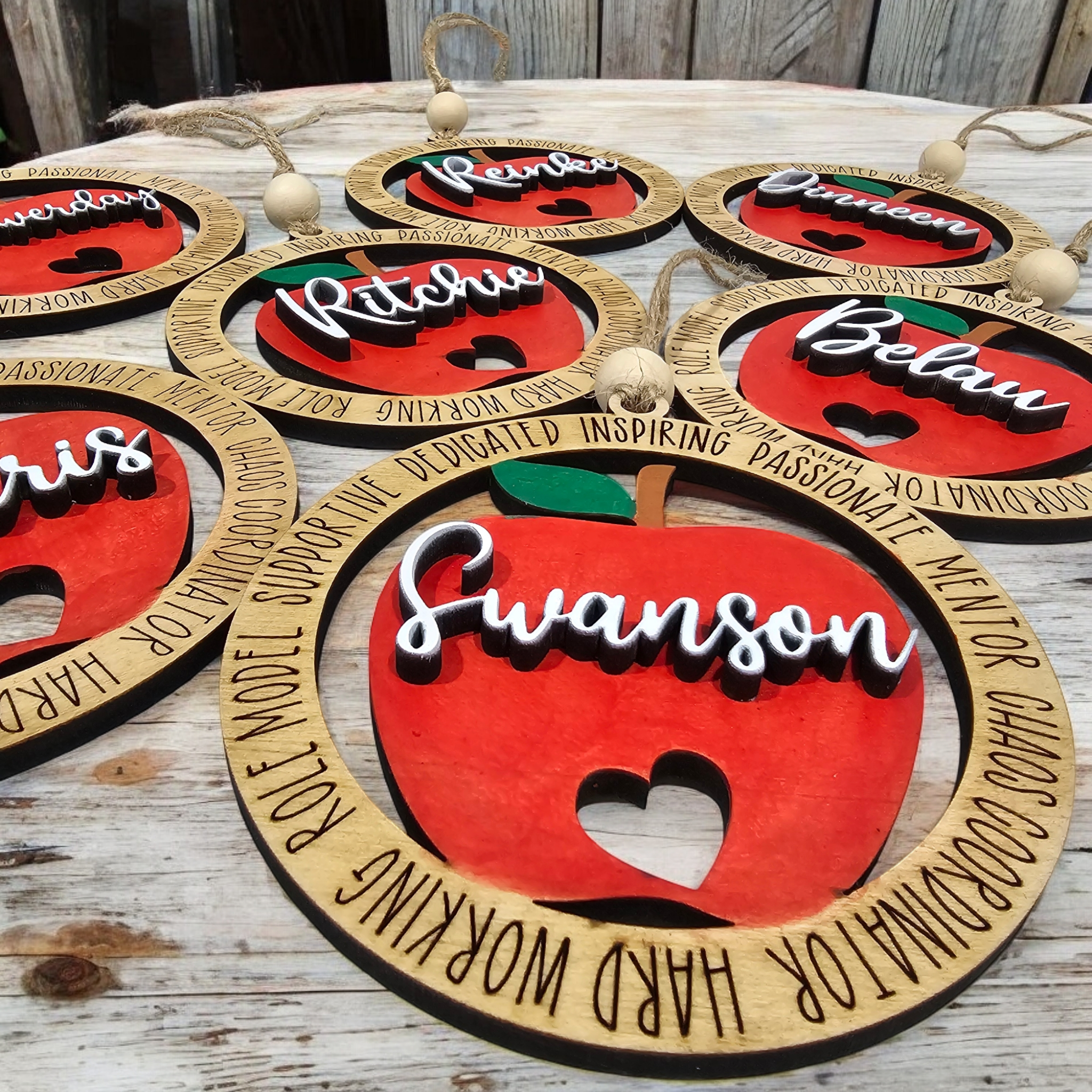 Personalized Christmas Ornament - Rustiva