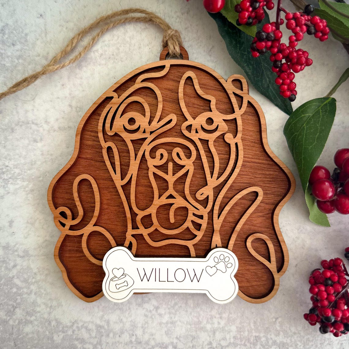 Personalized Dog Ornaments - Rustiva