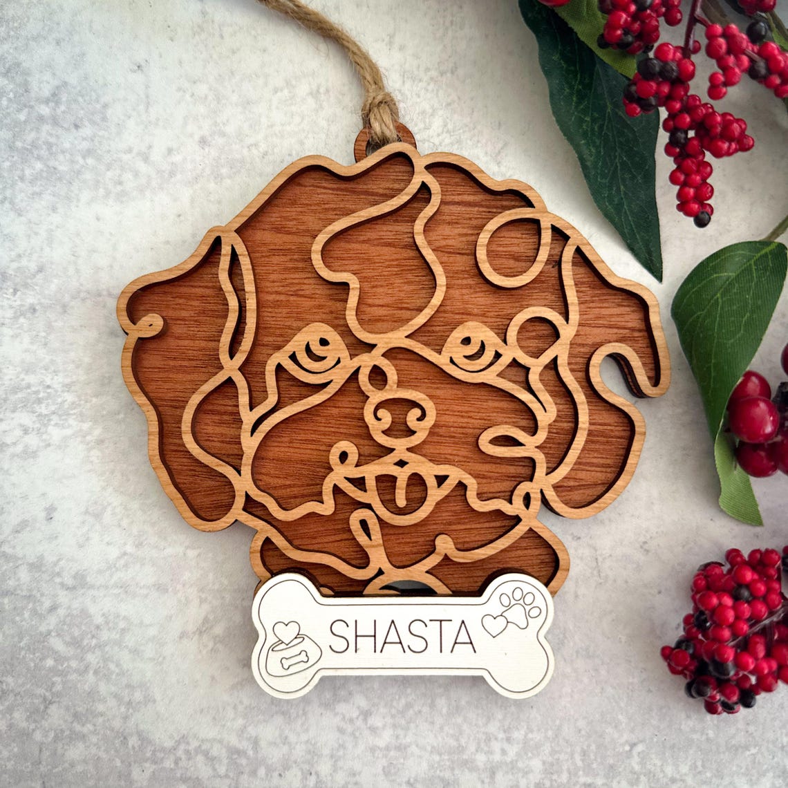 Personalized Dog Ornaments - Rustiva