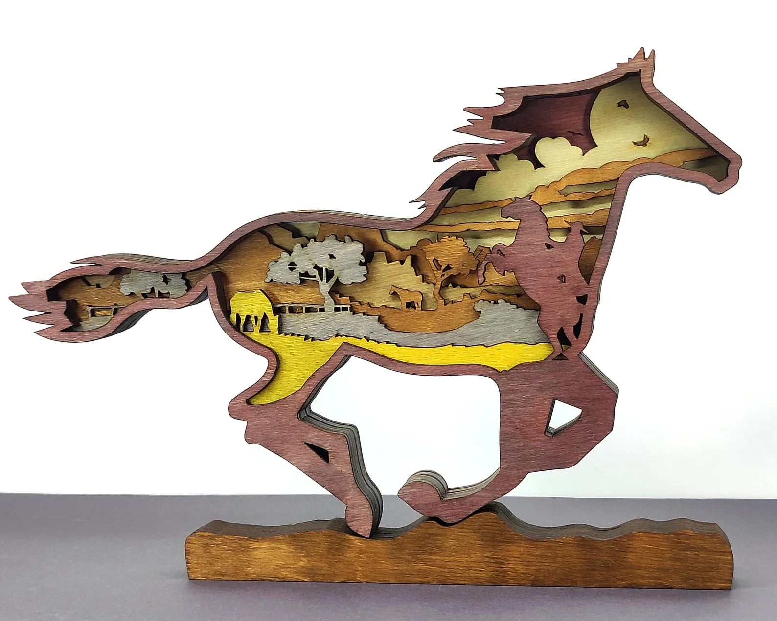 3D Running Horse - Rustiva