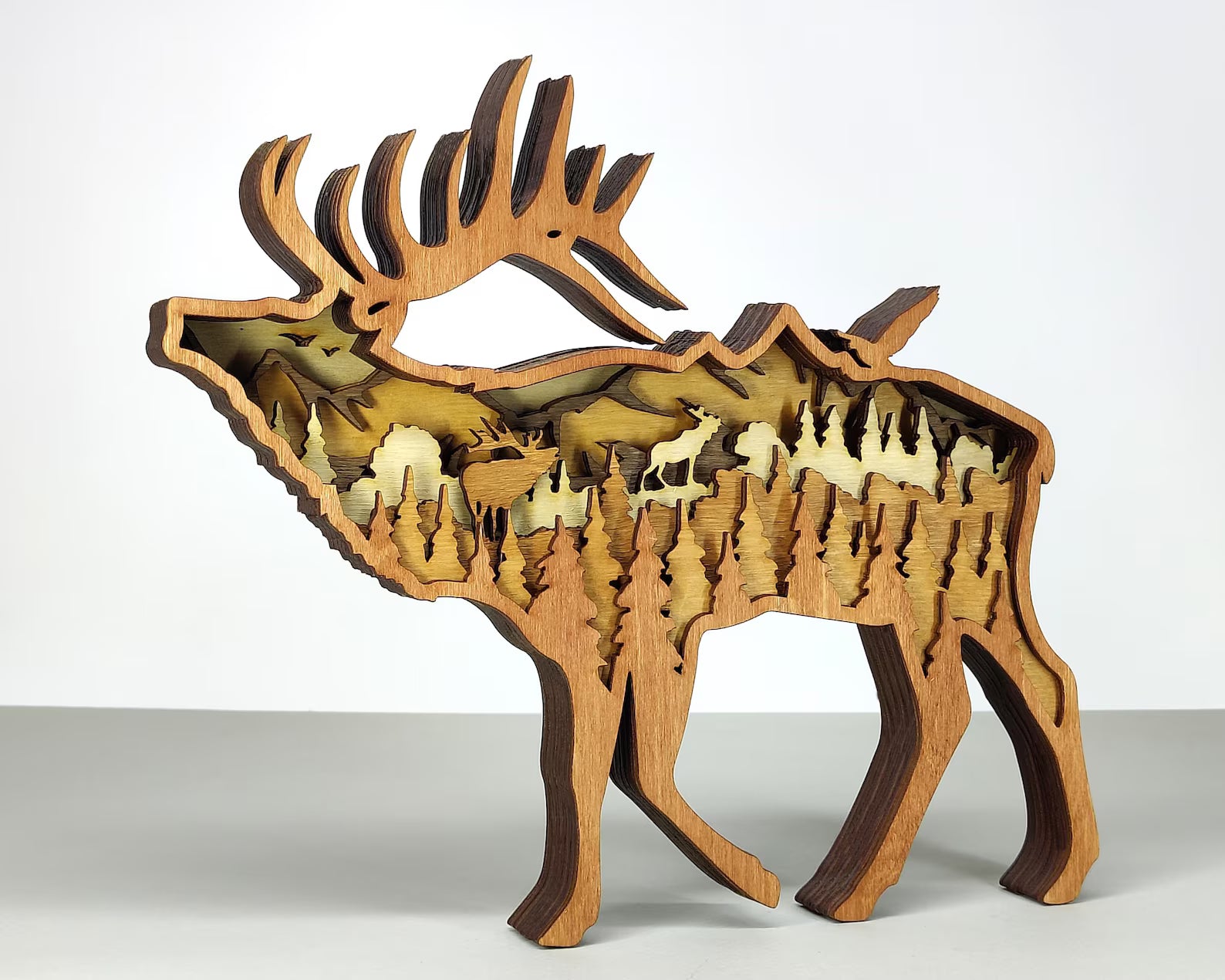 3D Elk - Rustiva