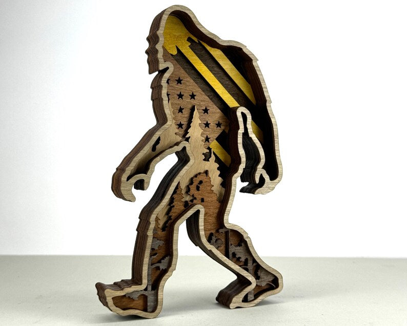 3D Bigfoot 4th Of July - Rustiva