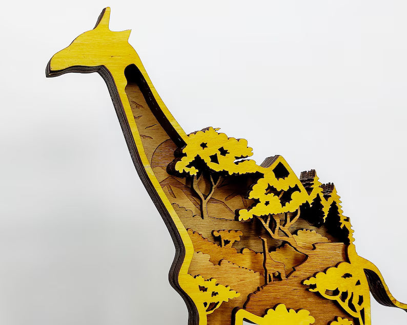 3D Giraffe - Rustiva