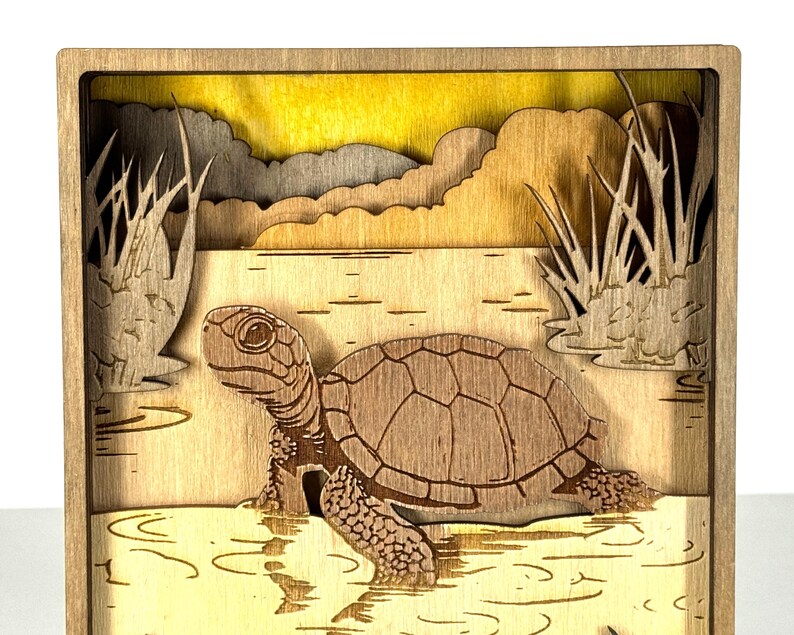 3D Sea Turtle - Rustiva