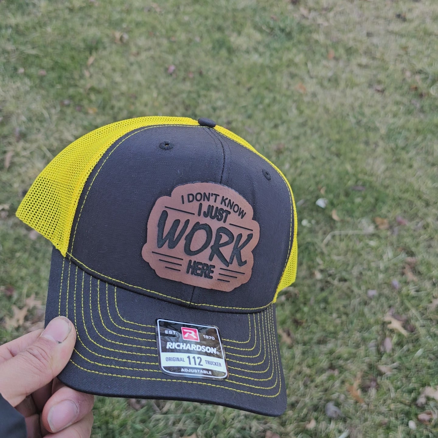 I don't know I just Work here Hat - Richardson 112 Trucker