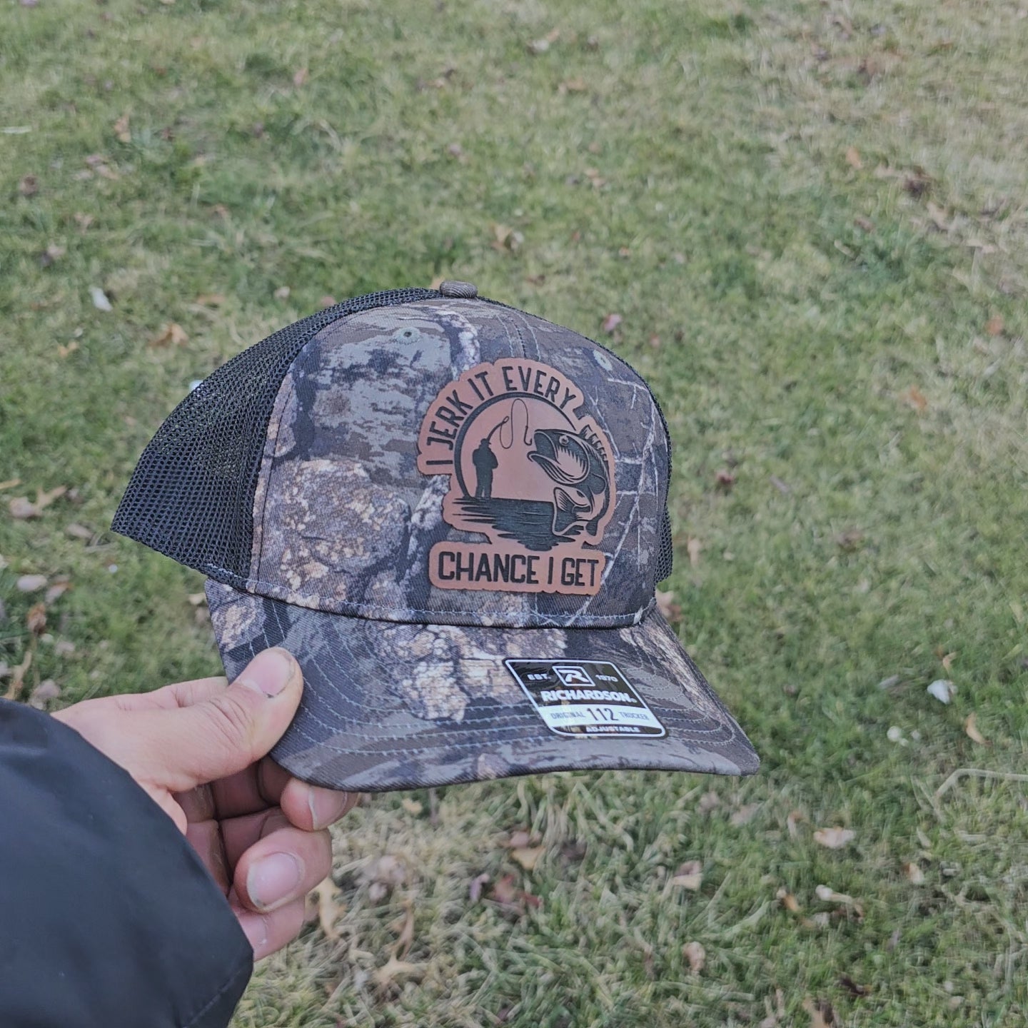 I Jerk it every chance I get Hat - Richardson 112 Trucker