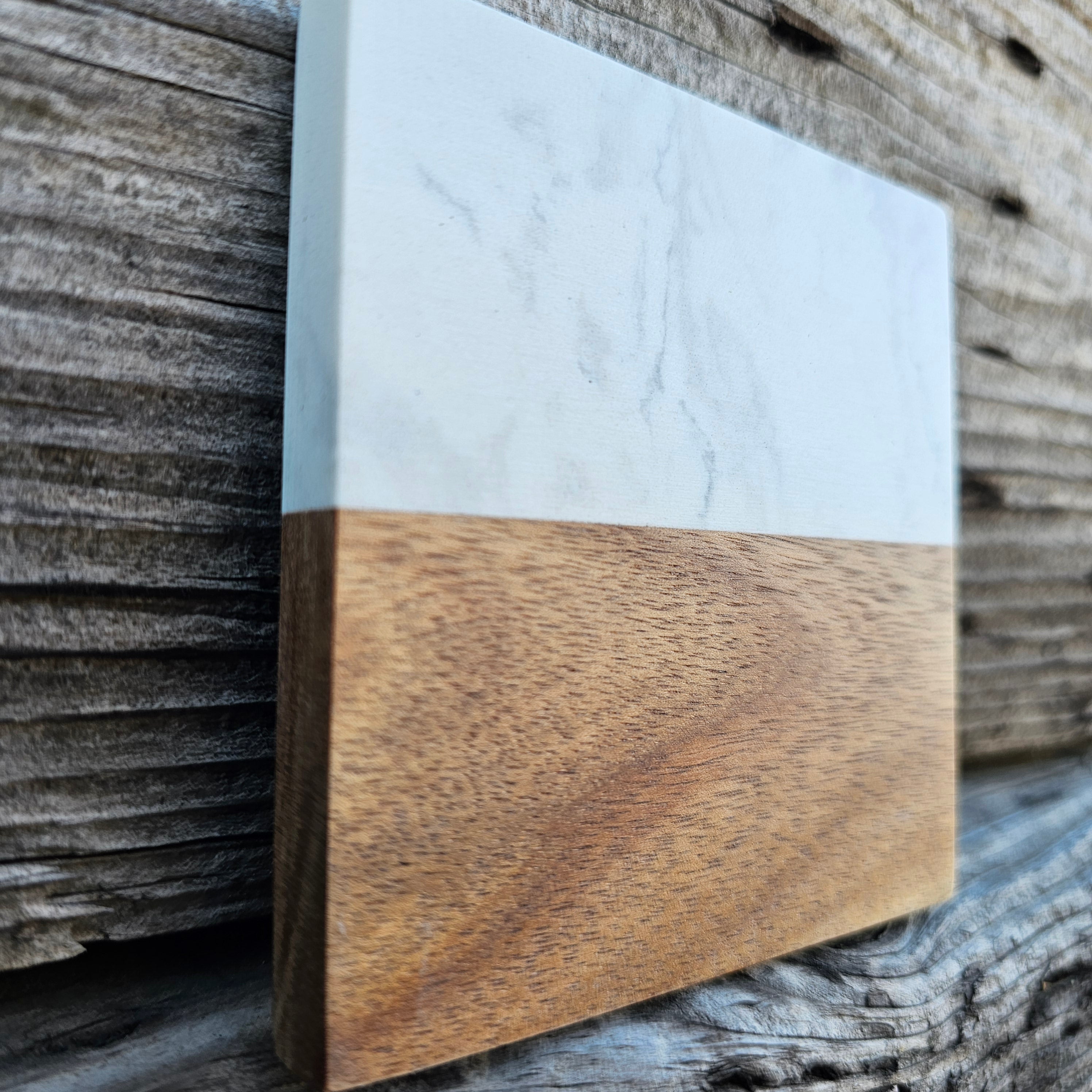 Marble Coaster Set - 4 Piece + Display Base - Rustiva