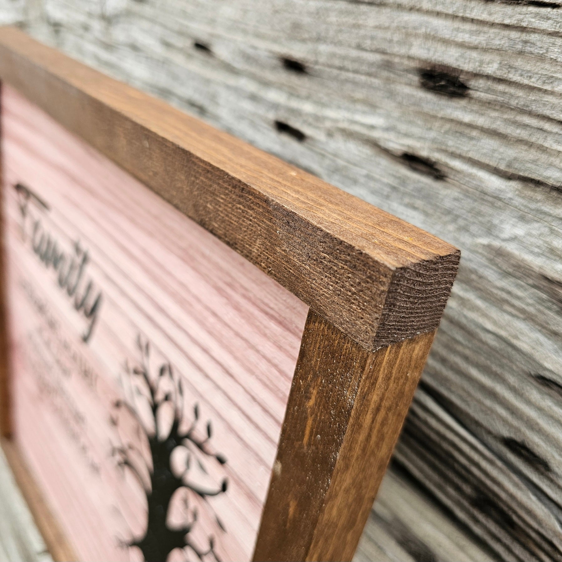 Family sign - Family is like Branches - Rustiva