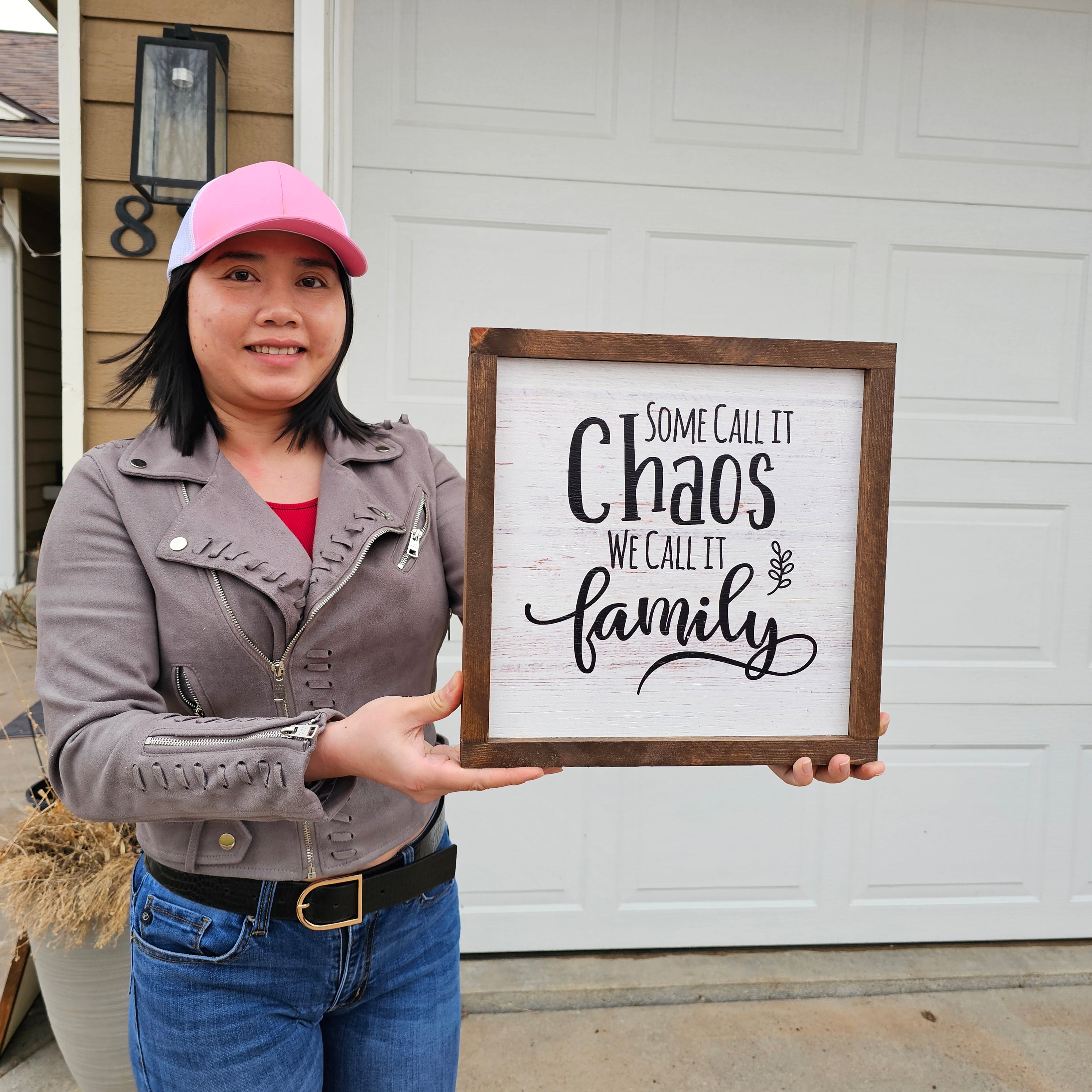 Family sign - Some call it Chaos We call it Family - Rustiva