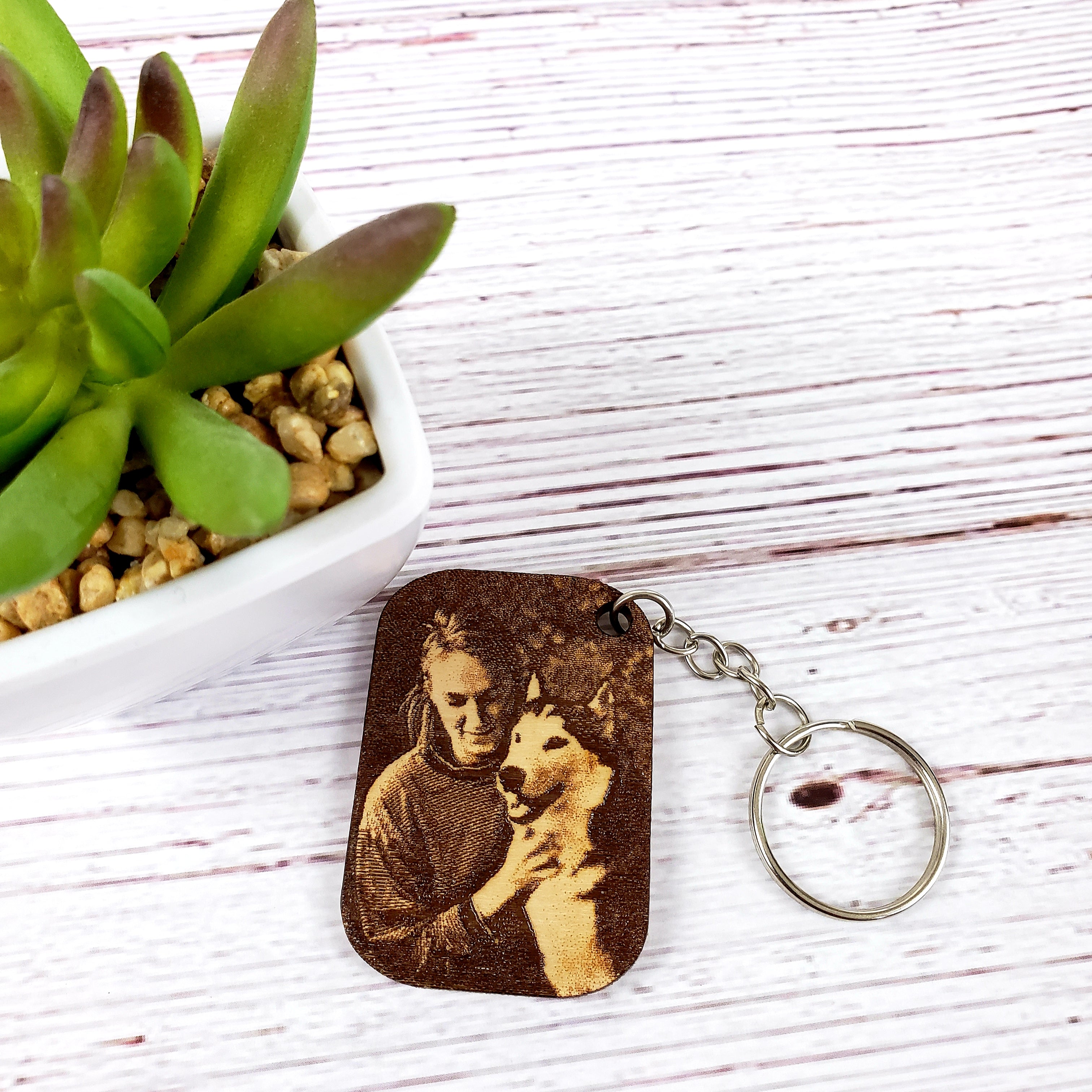 Custom Engraved Key-chain, Personalised Gift - Semper-KIK