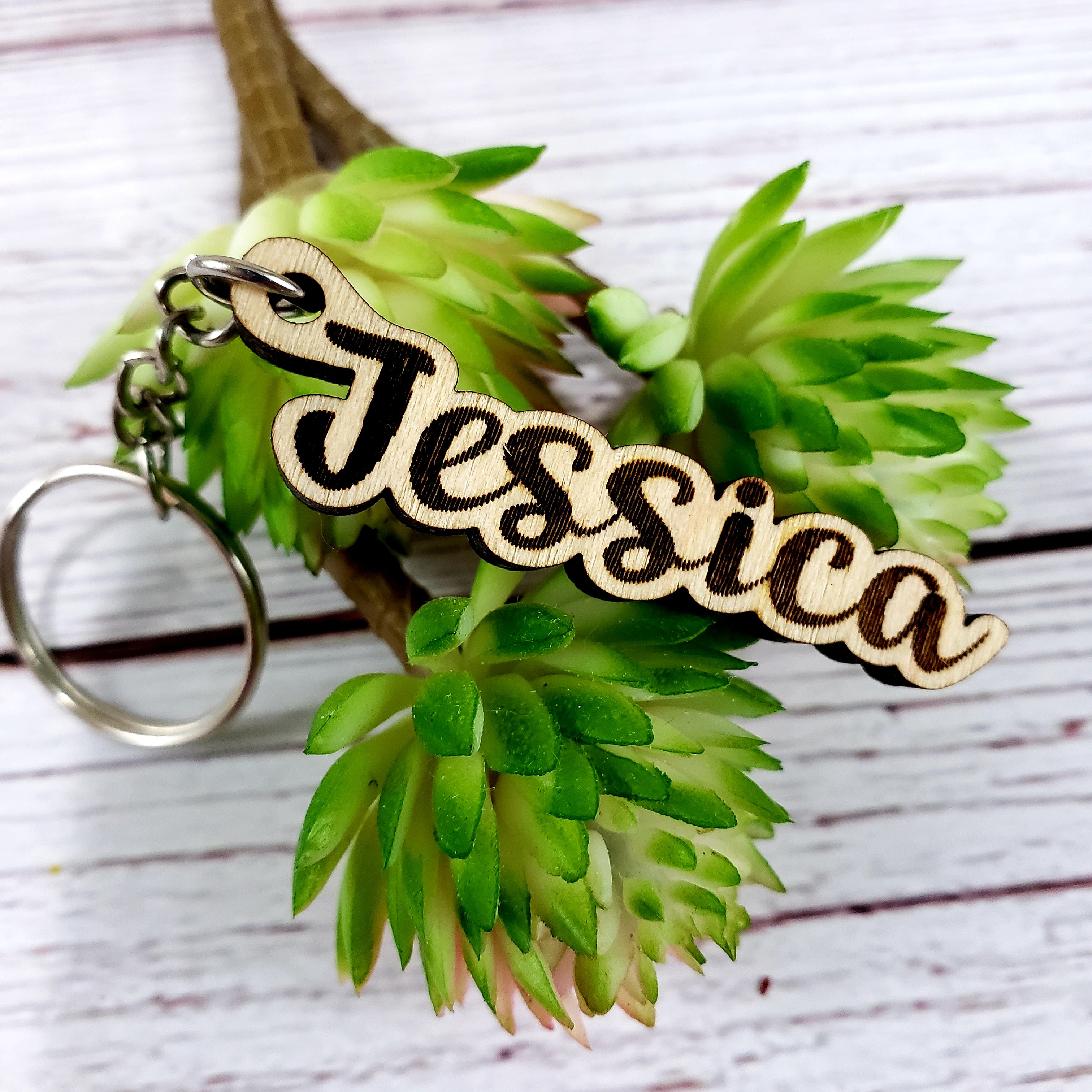 Laser Engraved Hand Made Custom key-chain Personalized With your Name - Semper-KIK