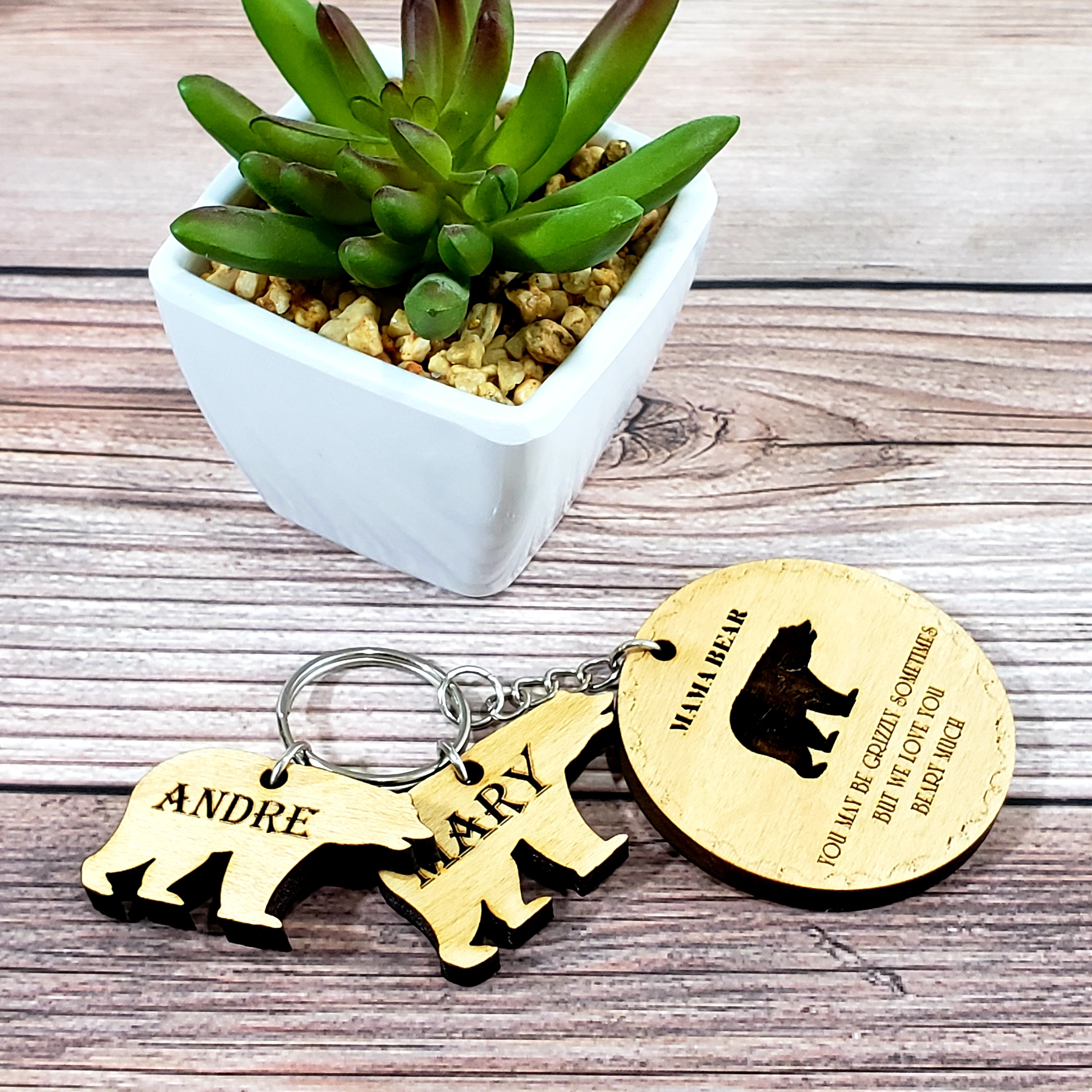 Custom keychain for mom, mother's day, mother day gift - Semper-KIK