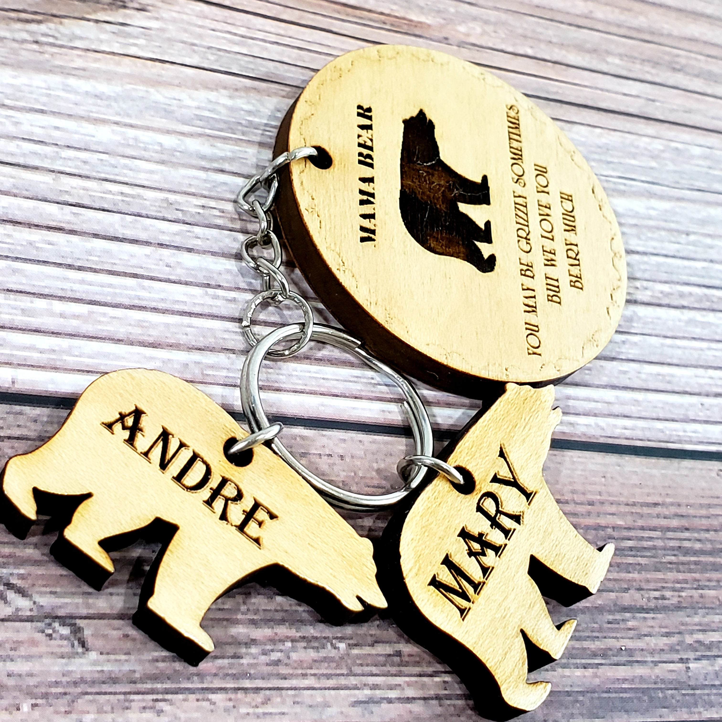 Custom keychain for mom, mother's day, mother day gift - Semper-KIK