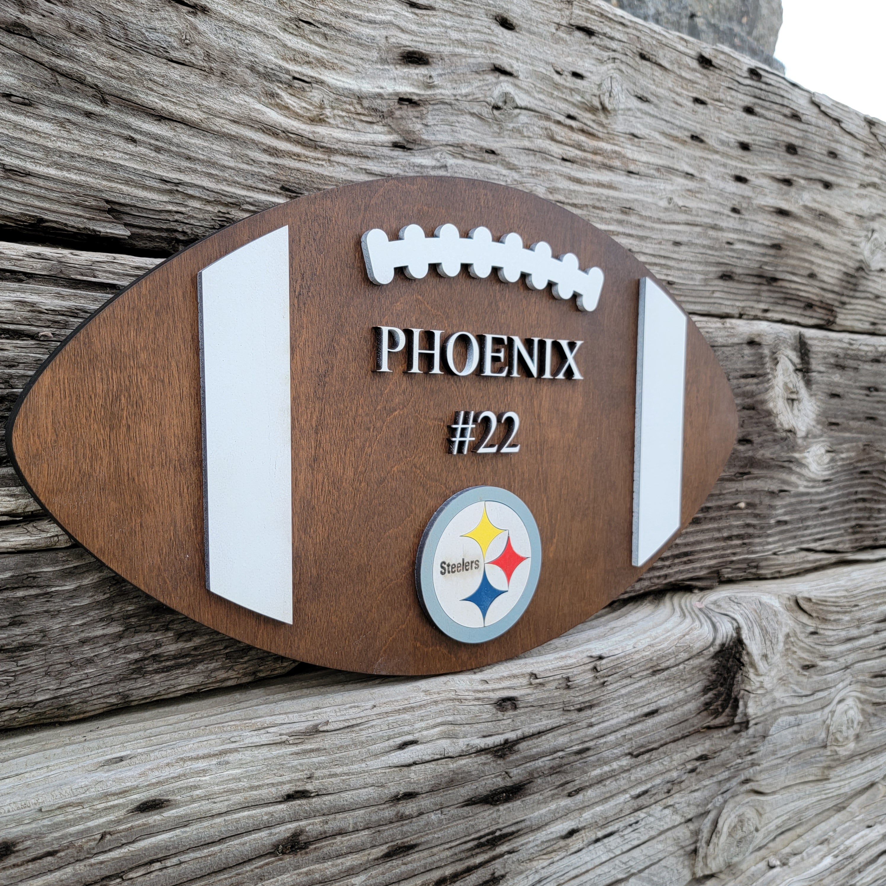 Football Name Sign - Child Baby Name | Football Nursery | - Semper-KIK