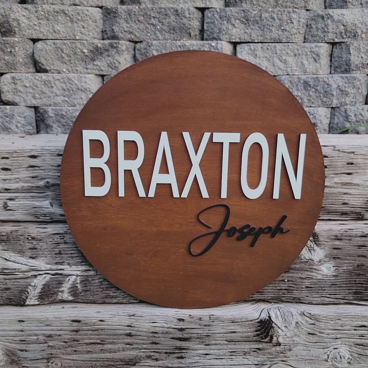 Personalized Nursery name Sign