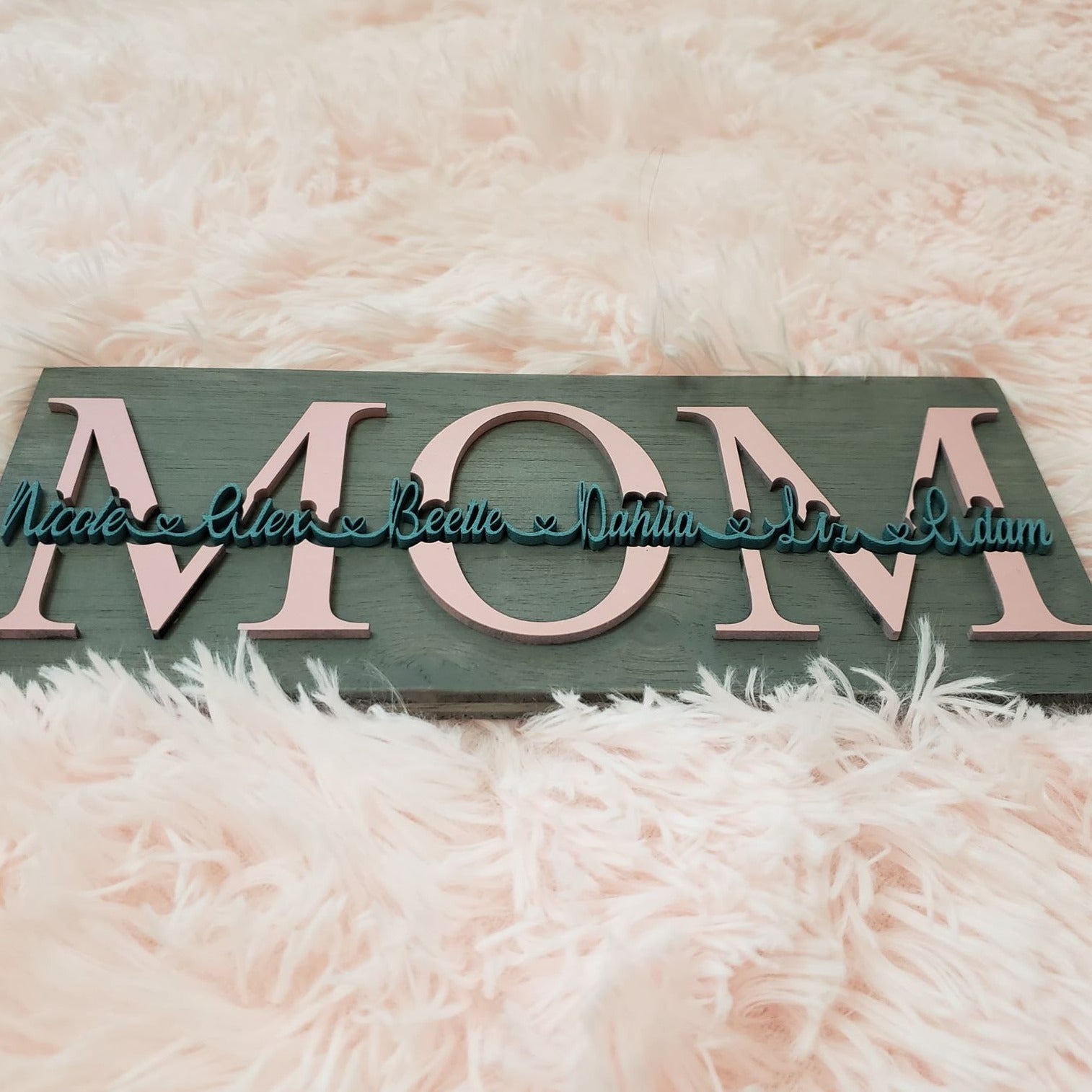 Personalized 3D Family Sign |Father's day - Mother's day sign & gift| - Semper-KIK