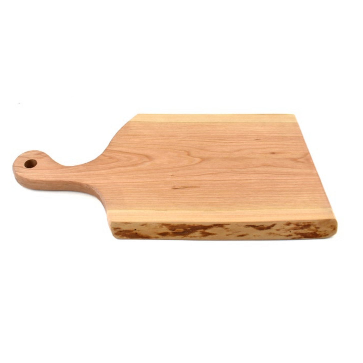 Small Artisan Live Edge Cheese Boards - Cherry Wood - (7 to 9" x 15" x 0.75") - Semper-KIK