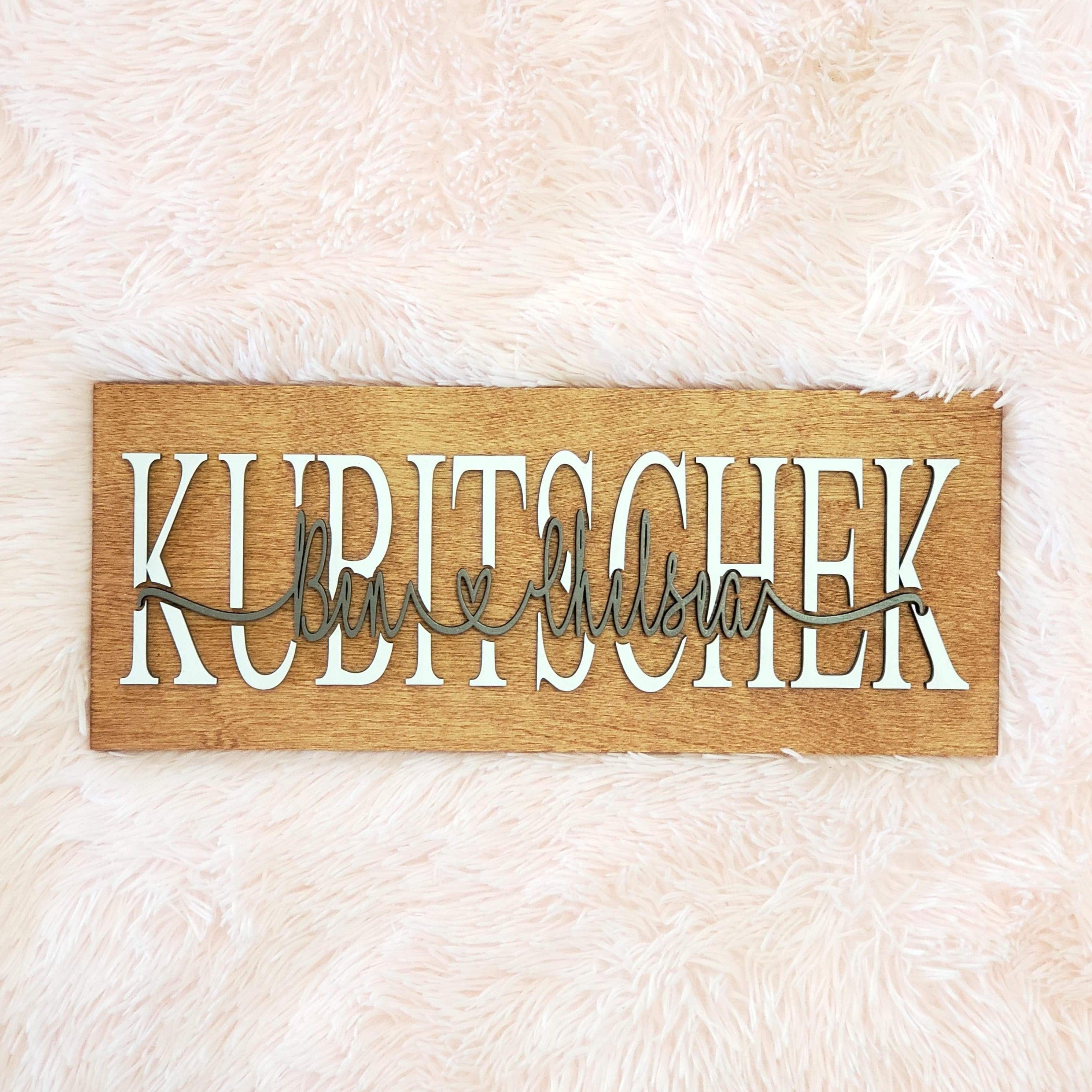Personalized 3D Family Sign |Father's day - Mother's day sign & gift| - Semper-KIK