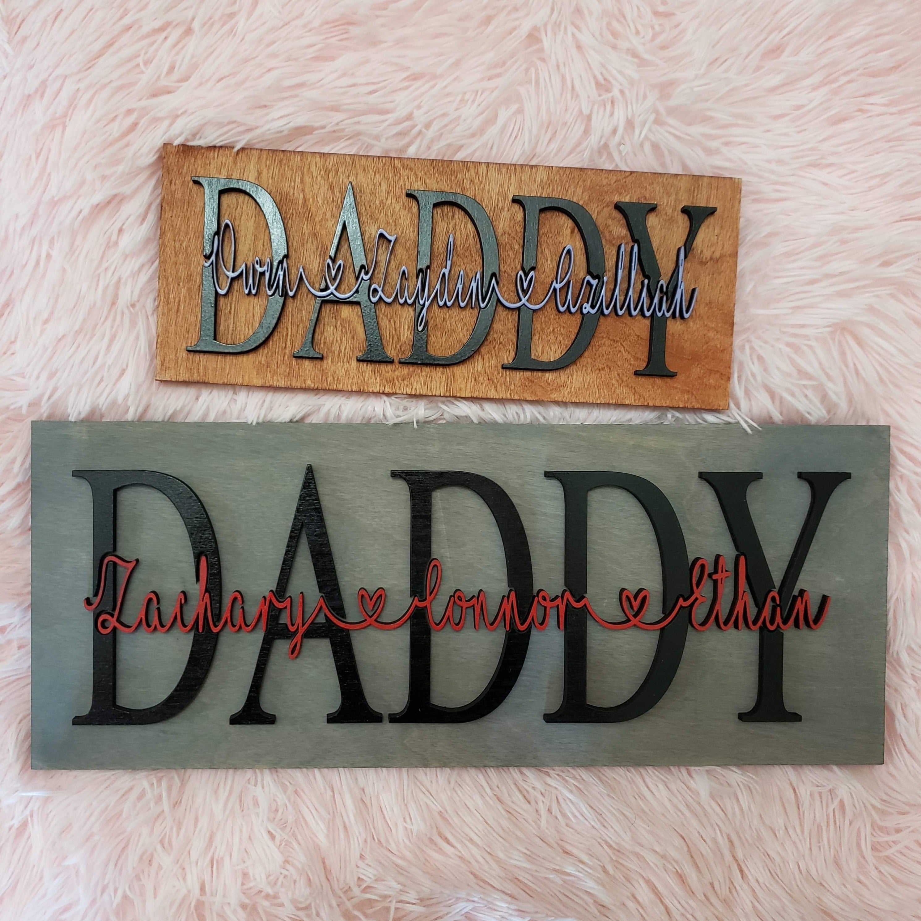 Personalized 3D Family Sign |Father's day - Mother's day sign & gift| - Semper-KIK