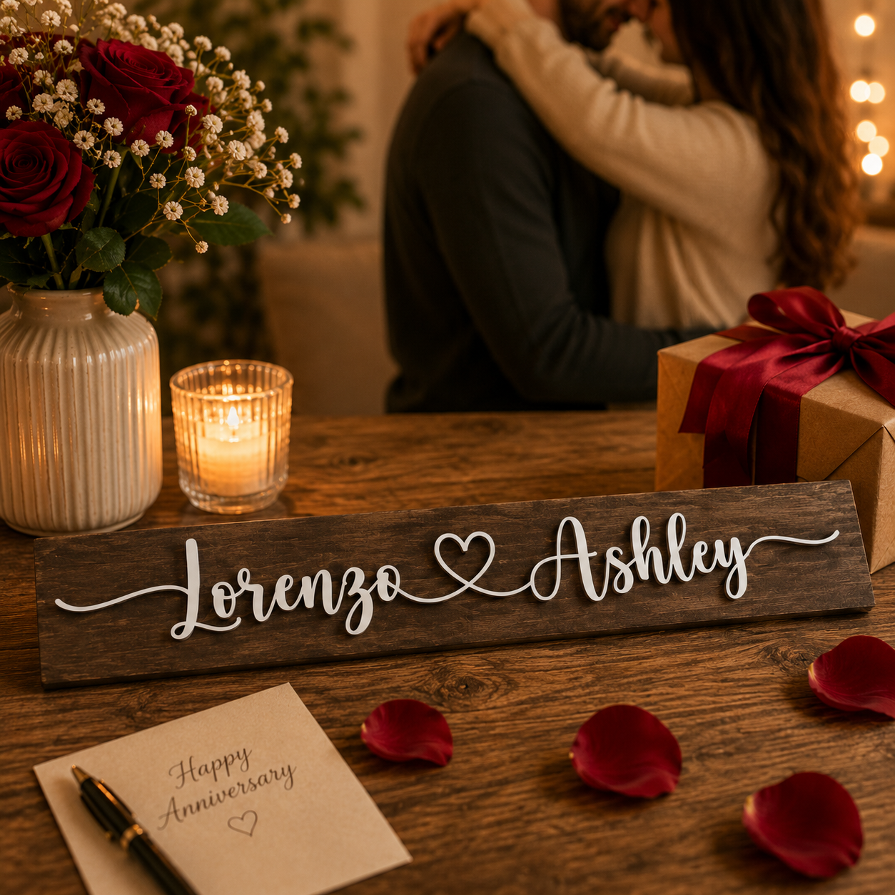 Personalized Couple Name Sign