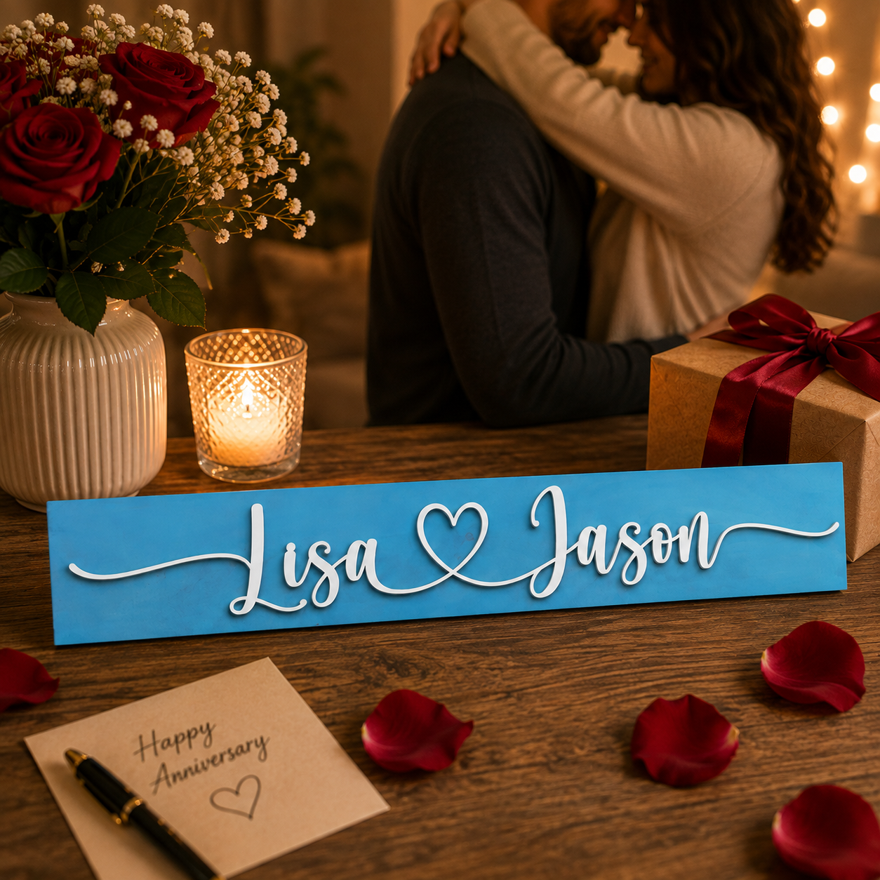 Personalized Couple Name Sign