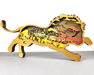 3D Lion - Rustiva