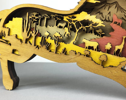 3D Lion - Rustiva
