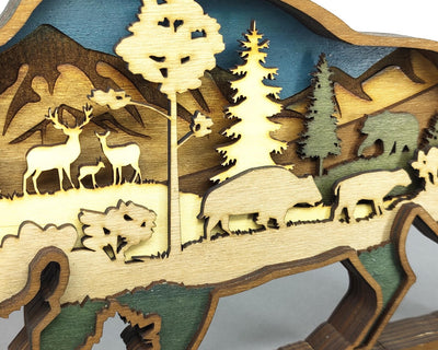 3D Bison - Rustiva