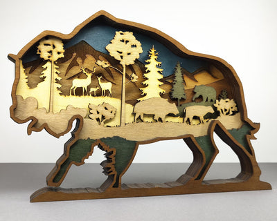 3D Bison - Rustiva