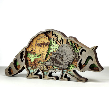 3D Raccoon - Rustiva