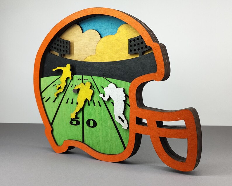3D Football Helmet