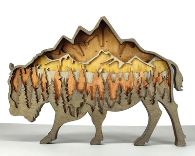3D Bison - Rustiva