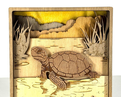3D Sea Turtle - Rustiva