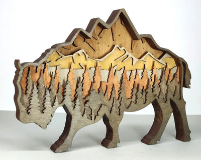 3D Bison - Rustiva