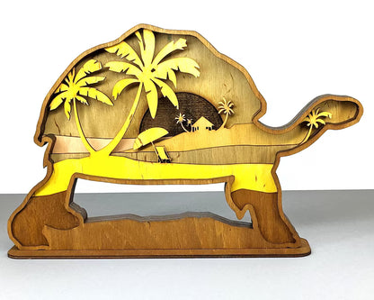 3D Sea Turtle - Rustiva