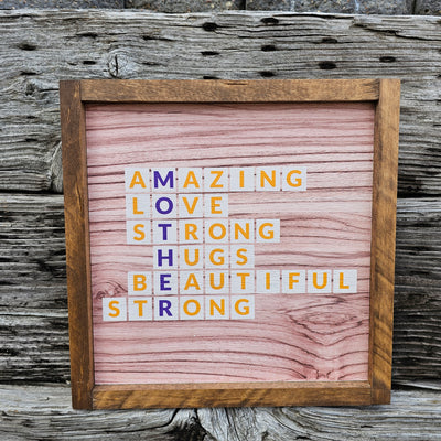 Mom crossword Sign - Rustiva
