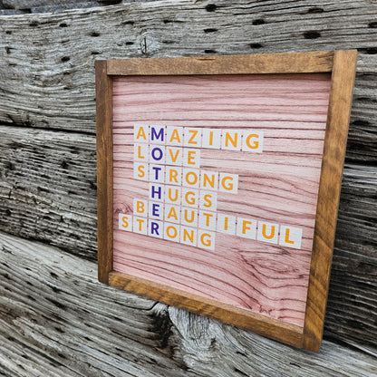 Mom crossword Sign - Rustiva