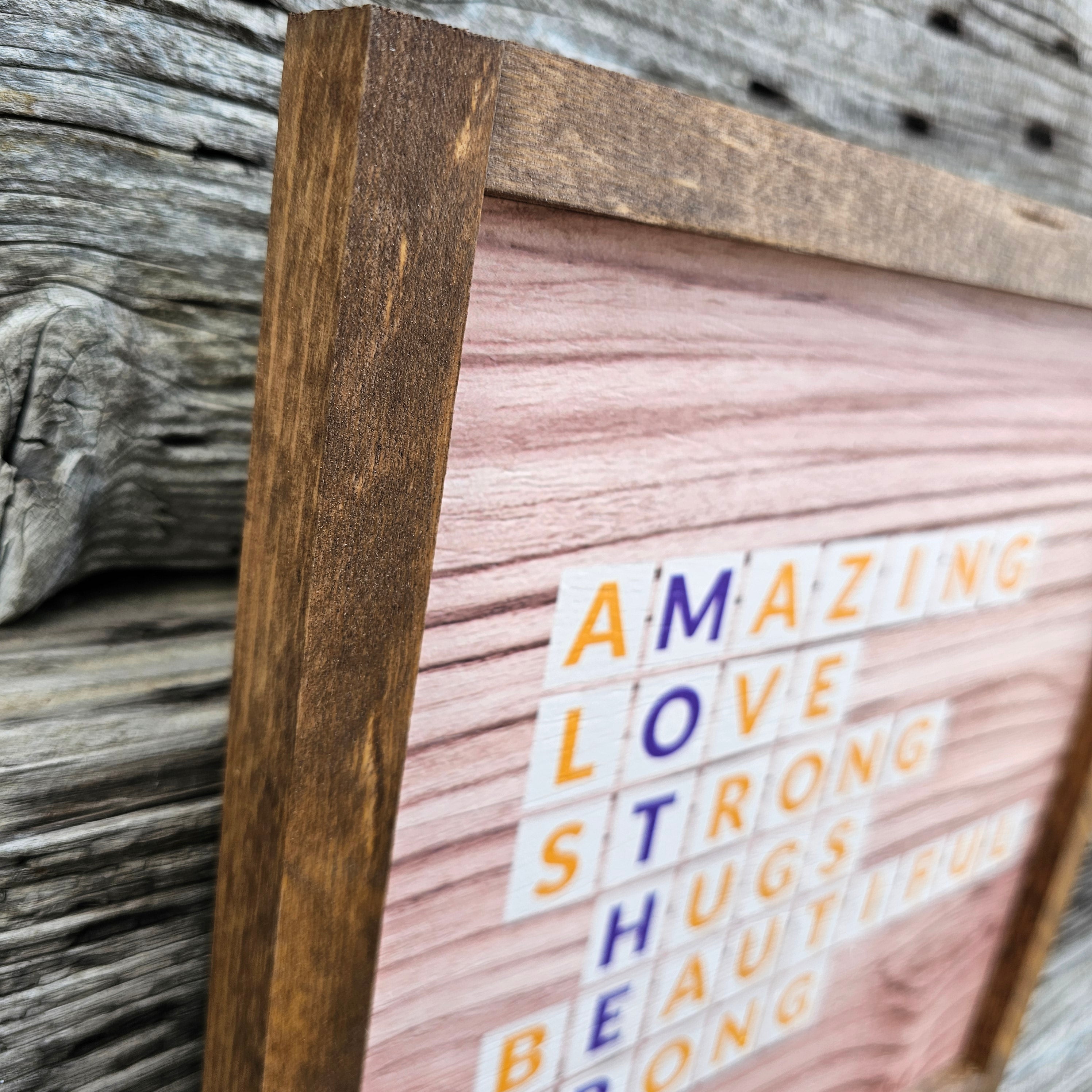 Mom crossword Sign - Rustiva