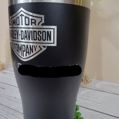 Personalized Insulated Tumbler with straw - 30oz - Semper-KIK