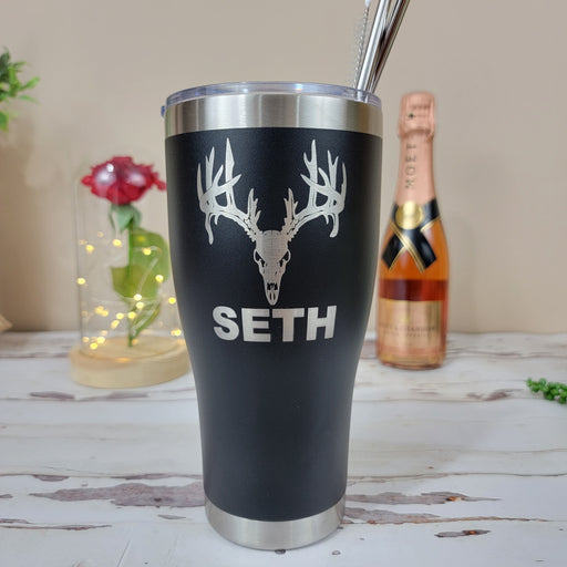 Personalized Insulated Tumbler with straw - 30oz - Semper-KIK