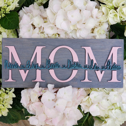 Personalized 3D Family Sign |Father's day - Mother's day sign & gift| - Semper-KIK